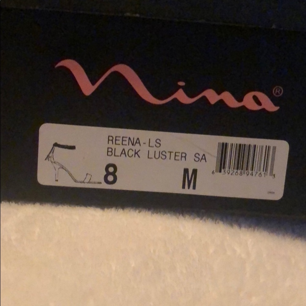 Nina Diamond Black Heels - Picture 5 of 6